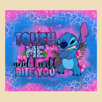 Touch Me And I Will Bite You Stitch Premium Hoodie | Teevron