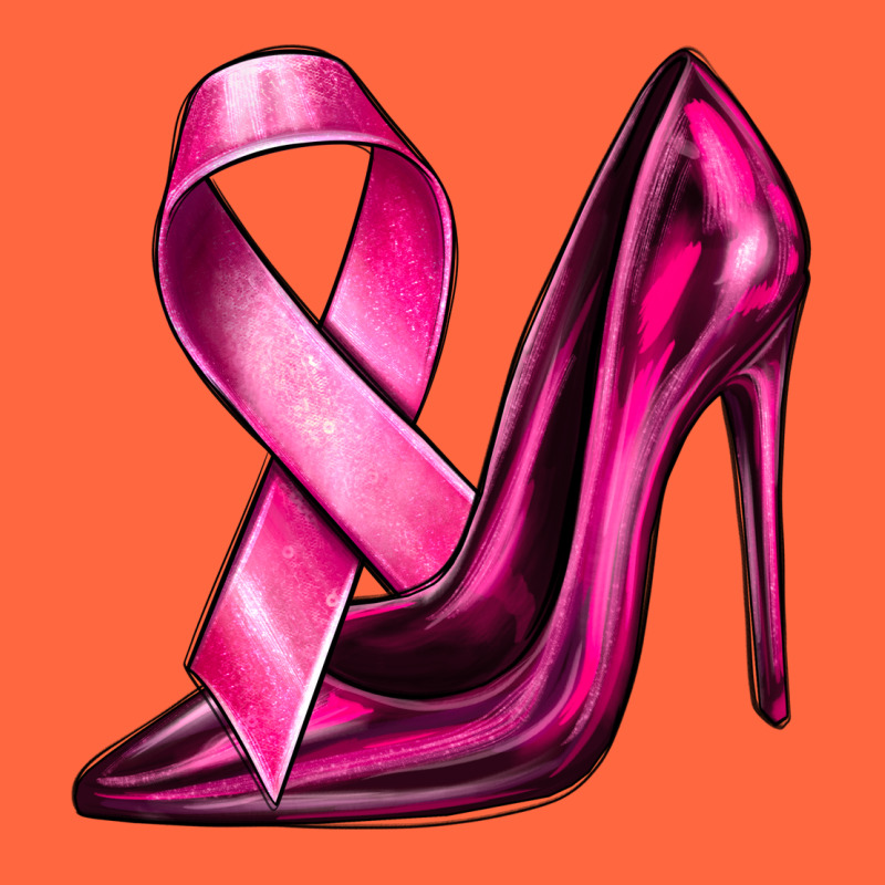 Breast Cancer Ribbon And Heels Premium Hoodie by texasbilliewilder | Teevron