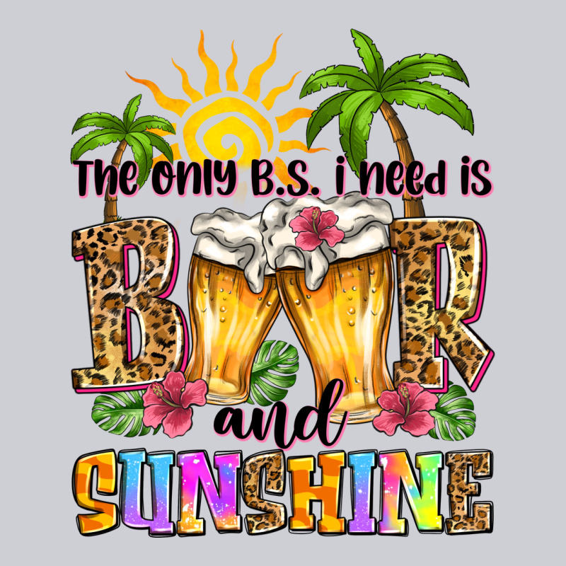 The Only B.s. I Need Is Beer And Sunshine Urban Hoodie by Zillion Design Studio | Teevron