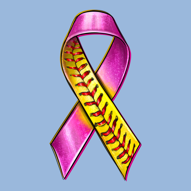 Breast Cancer Ribbon Softball Premium Hoodie by texasbilliewilder | Teevron