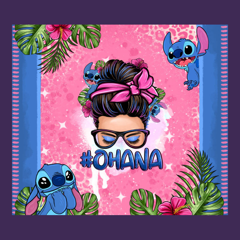 Ohana Stitch Messy Bun Premium Hoodie by Zillion Design Studio | Teevron