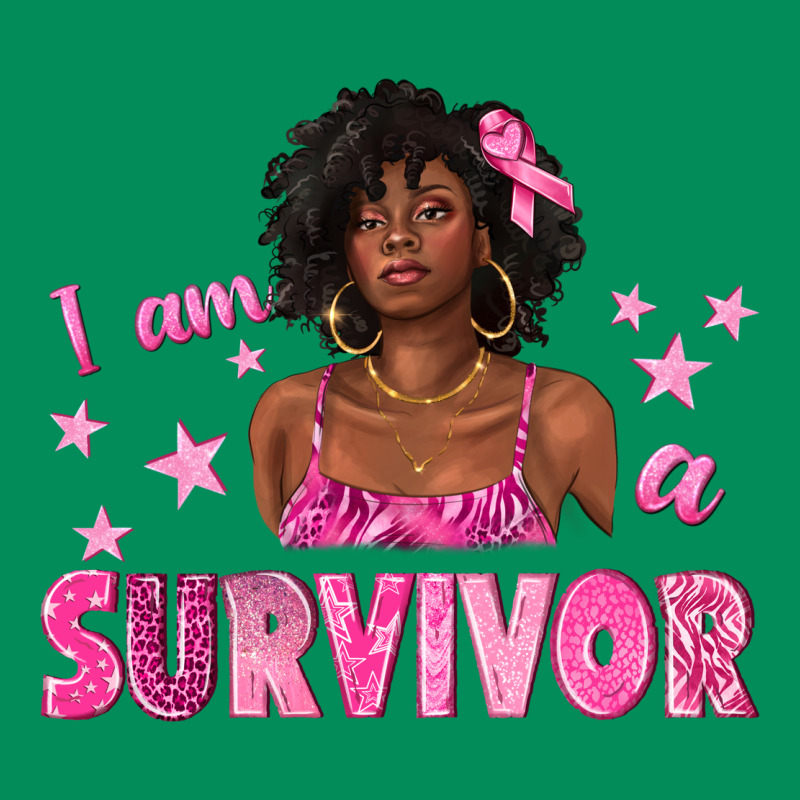 I Am A Survivor Breast Cancer With Afro Woman Urban Hoodie by texasbilliewilder | Teevron