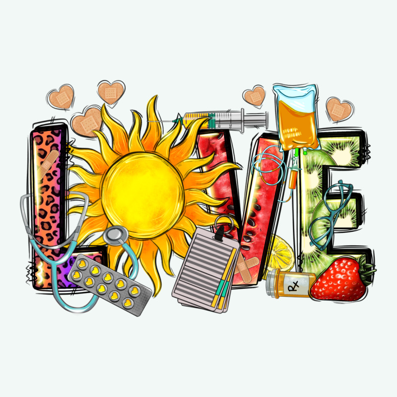 Love Summer Nurse Premium Hoodie by Zillion Design Studio | Teevron