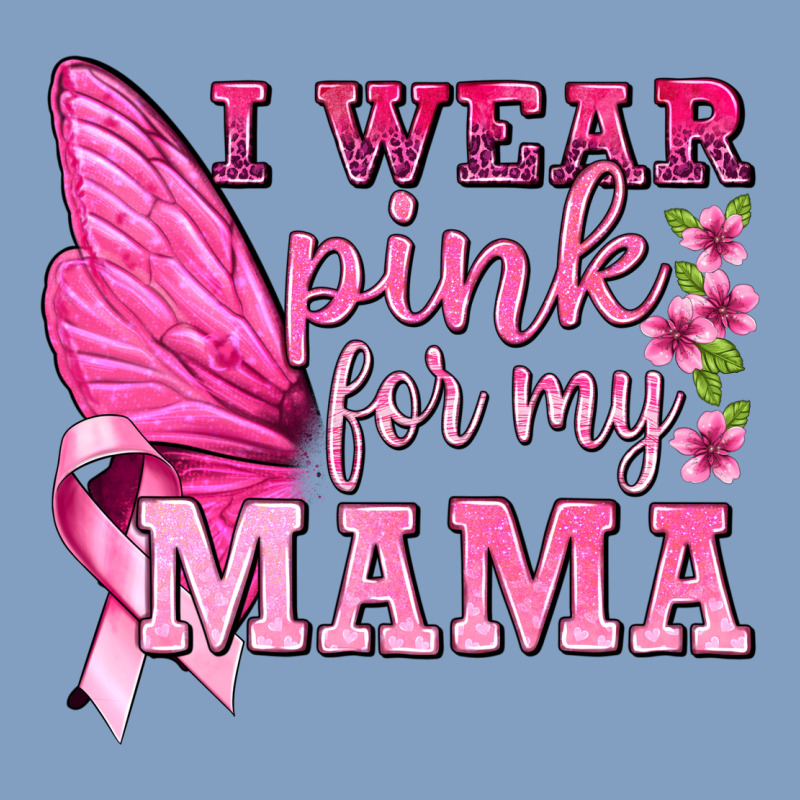 I Wear Pink For My Mama With Butterfly Urban Hoodie by texasbilliewilder | Teevron