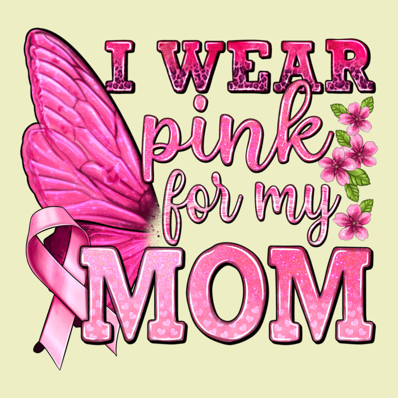 I Wear Pink For My Mom With Butterfly Urban Hoodie by texasbilliewilder | Teevron
