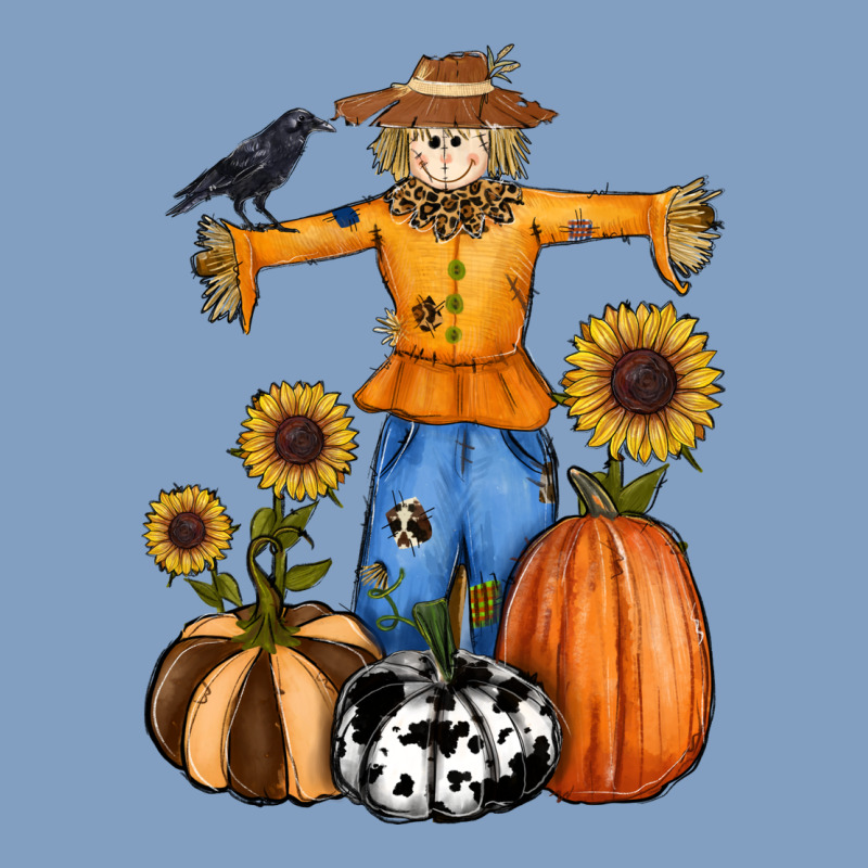 Pumpkin Sunflower Fall Scarecrow Urban Hoodie by RanaPortraitStore | Teevron