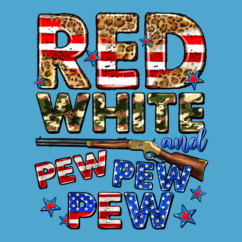 Red White And Pew Pew Pew Premium Hoodie by Zillion Design Studio | Teevron