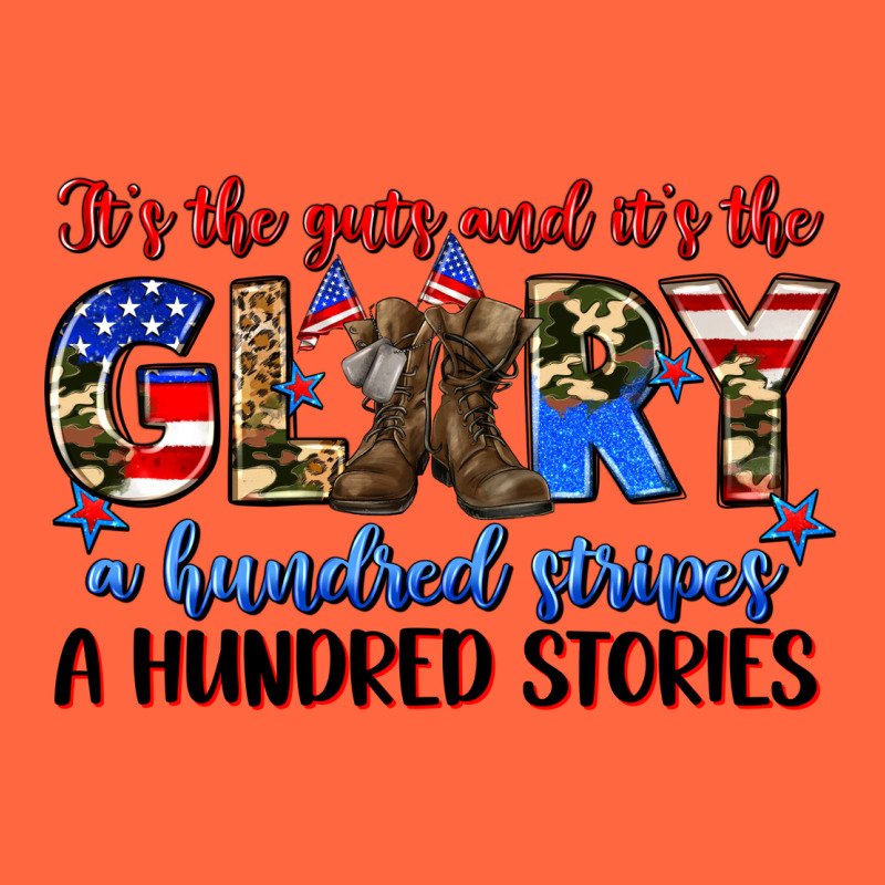 It's The Guts And It's The Glory A Hundred Stripes Premium Hoodie by Zillion Design Studio | Teevron