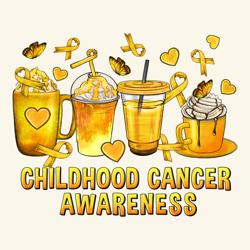 Childhood Cancer Awareness Coffee Cups Premium Hoodie by texasbilliewilder | Teevron