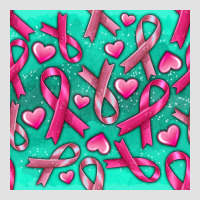 Cancer Ribbon With Heart Premium Hoodie | Teevron