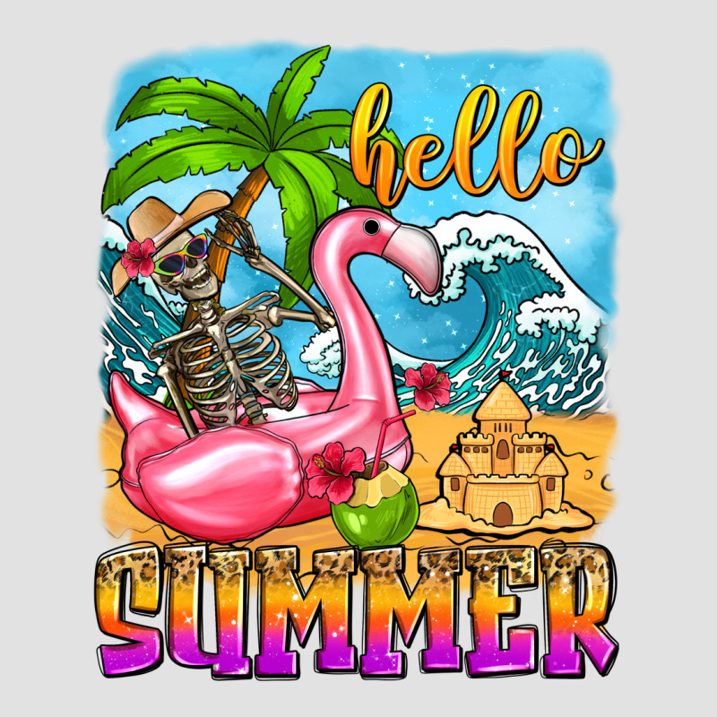 Hello Summer Skeleton Premium Hoodie by Zillion Design Studio | Teevron