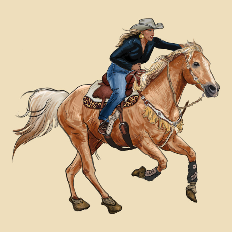 Horse Body With Cowgirl Premium Hoodie by RanaPortraitStore | Teevron