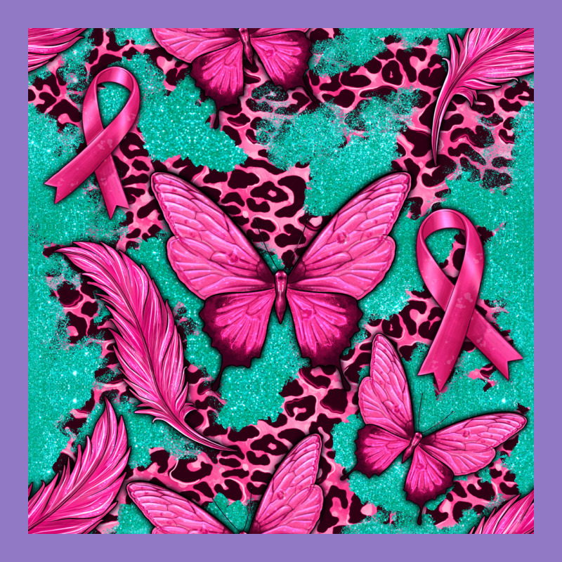 Pink Butterfly With Ribbon Cancer Urban Hoodie by texasbilliewilder | Teevron