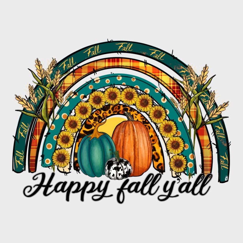 Happy Fall Y'all Rainbow Urban Hoodie by RanaPortraitStore | Teevron