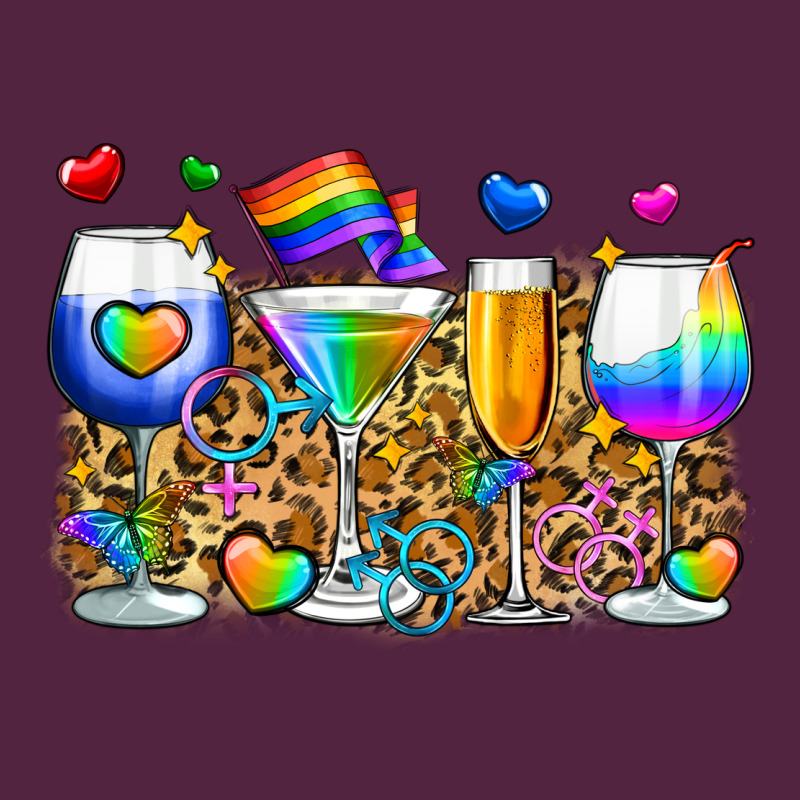 Pride Wine Cups Urban Hoodie by Zillion Design Studio | Teevron