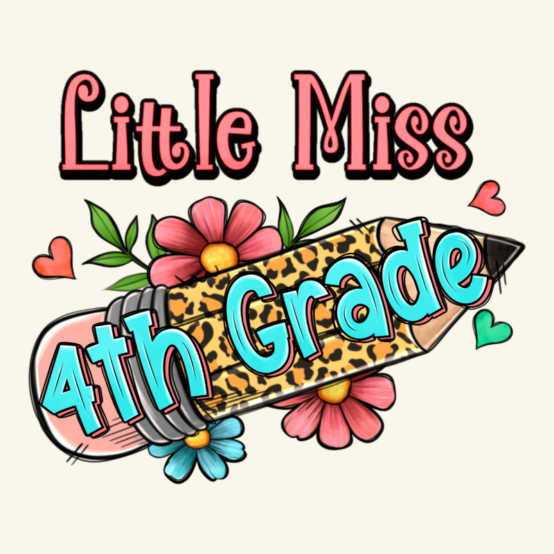 Little Miss Fourth Grade Premium Hoodie by RanaPortraitStore | Teevron