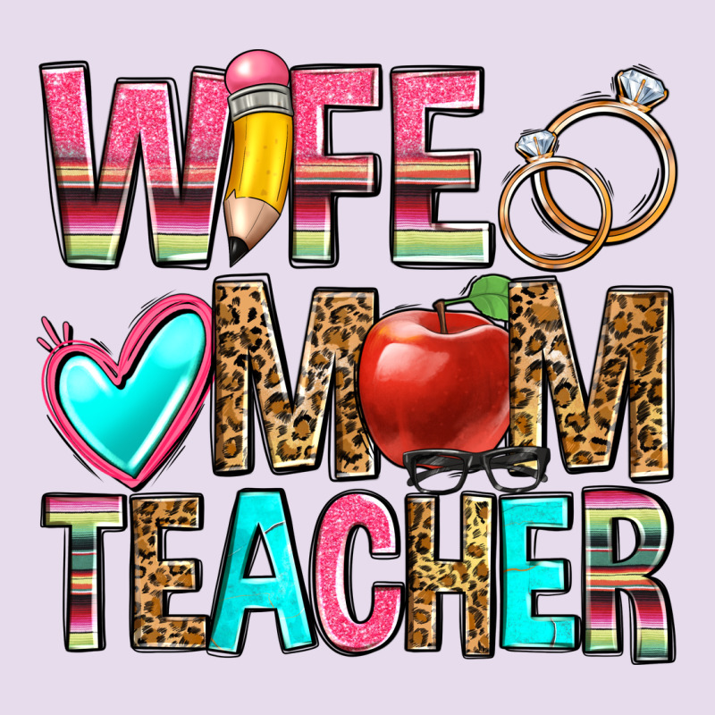 Wife Mom Teacher Premium Hoodie by Zillion Design Studio | Teevron