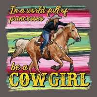 In A World Full Of Princesses Be A Cowgirl Premium Hoodie | Teevron