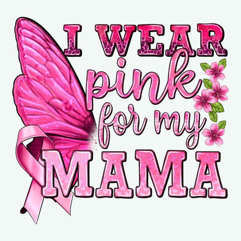 I Wear Pink For My Mama With Butterfly Premium Hoodie by texasbilliewilder | Teevron