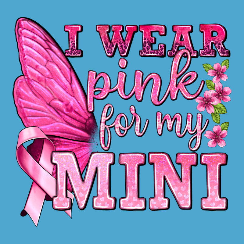 I Wear Pink For My Mini With Butterfly Premium Hoodie by texasbilliewilder | Teevron