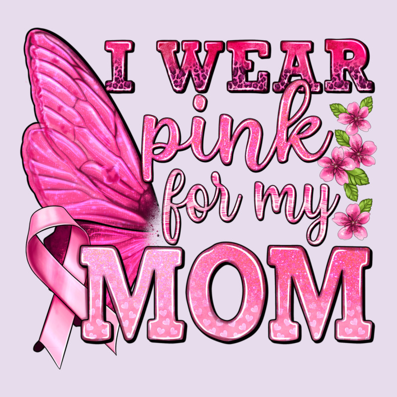 I Wear Pink For My Mom With Butterfly Premium Hoodie by texasbilliewilder | Teevron