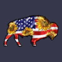 Bison Amerıcan Flag Long Sleeve Tee | Teevron