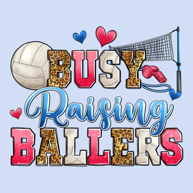 Busy Raising Ballers Volleyball Urban Hoodie by Zillion Design Studio | Teevron