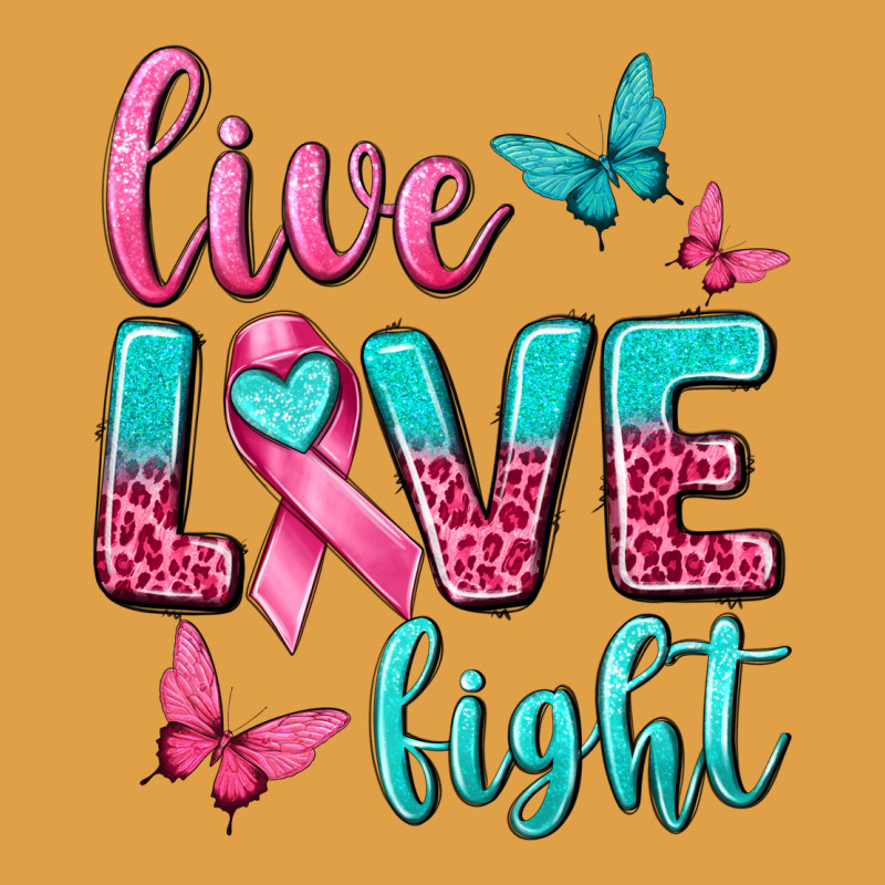 Live Love Fight Breast Cancer Premium Hoodie by texasbilliewilder | Teevron