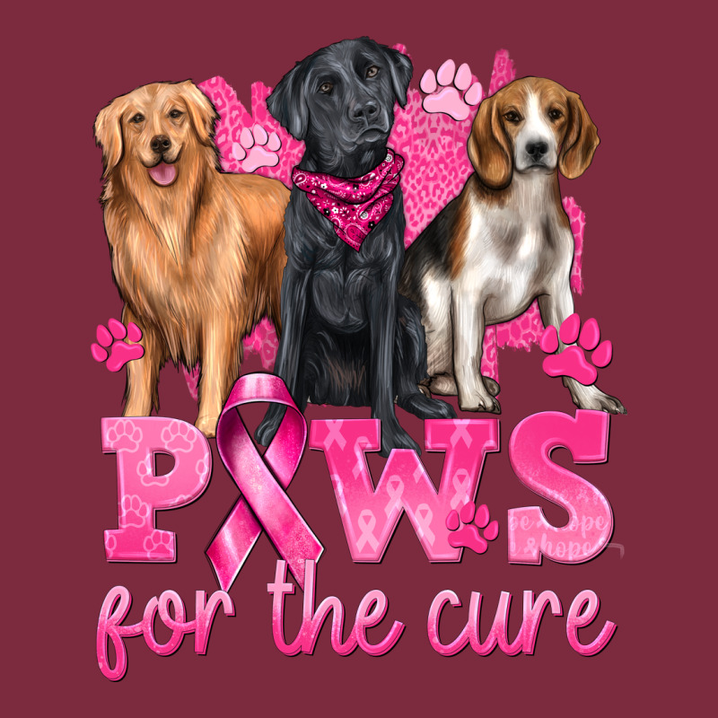 Paws For The Cure Premium Hoodie by texasbilliewilder | Teevron