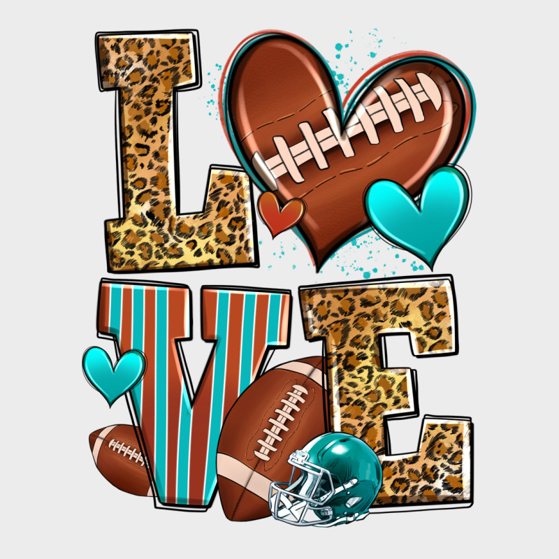 Love American Football Urban Hoodie by Zillion Design Studio | Teevron