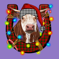 Christmas Horseshoe With Hereford Cow Urban Hoodie | Teevron