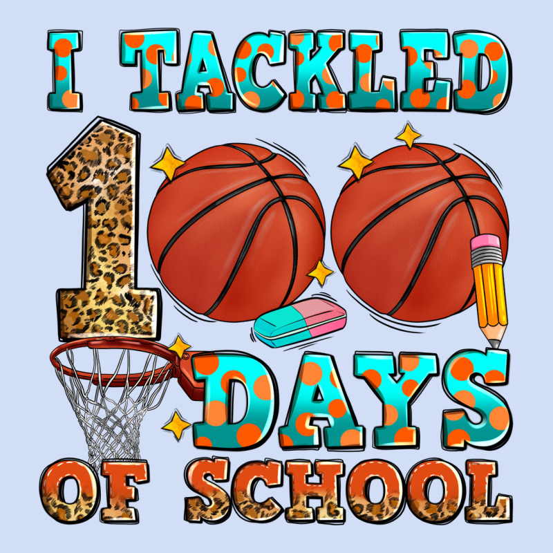 I Tackled 100 Days Of School Basketball Urban Hoodie by Zillion Design Studio | Teevron