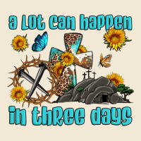 Easter A Lot Can Happen In Three Days Western Sunflowers Ladies Tee | Teevron