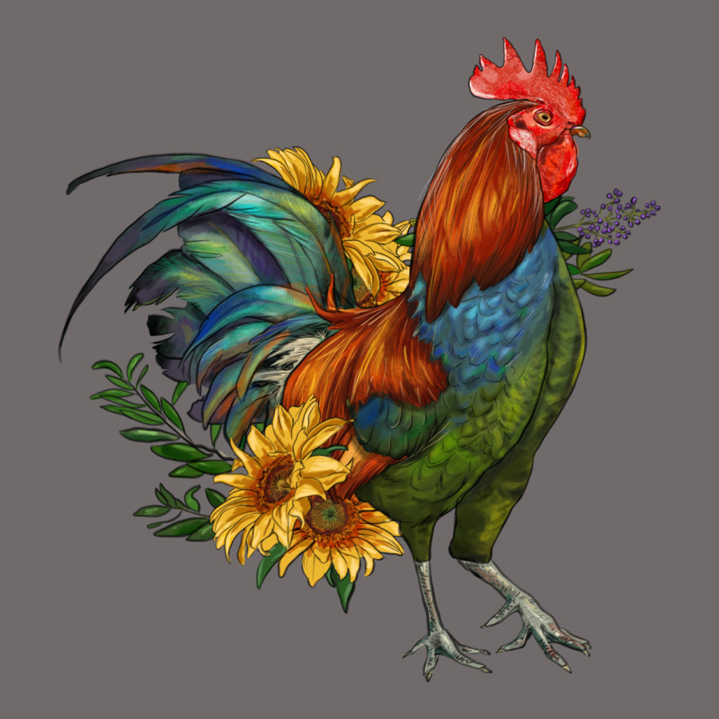 Rooster With Sunflowers Urban Hoodie by RanaPortraitStore | Teevron
