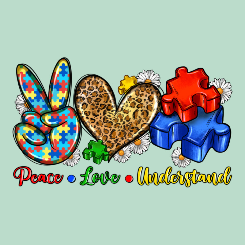 Peace Love Understand Premium Hoodie by Zillion Design Studio | Teevron