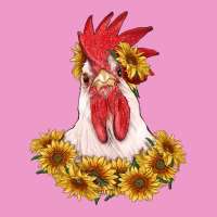 Rooster Head With Sunflowers Urban Hoodie | Teevron