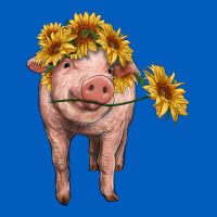 Pig With Sunflowers Urban Hoodie | Teevron
