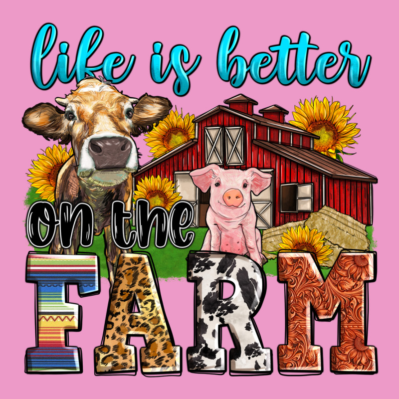 Life Is Better On The Farm Urban Hoodie by Zillion Design Studio | Teevron