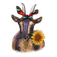 sunflower aztec ribbon goat | Teevron