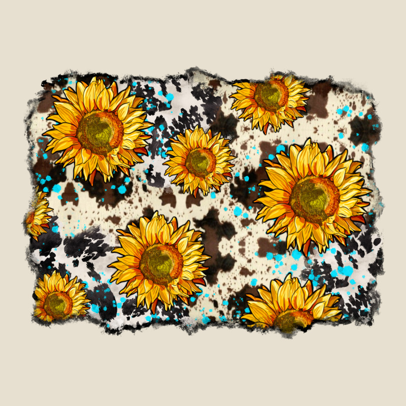 Cowhide Sunflower Pattern Urban Hoodie by Zillion Design Studio | Teevron