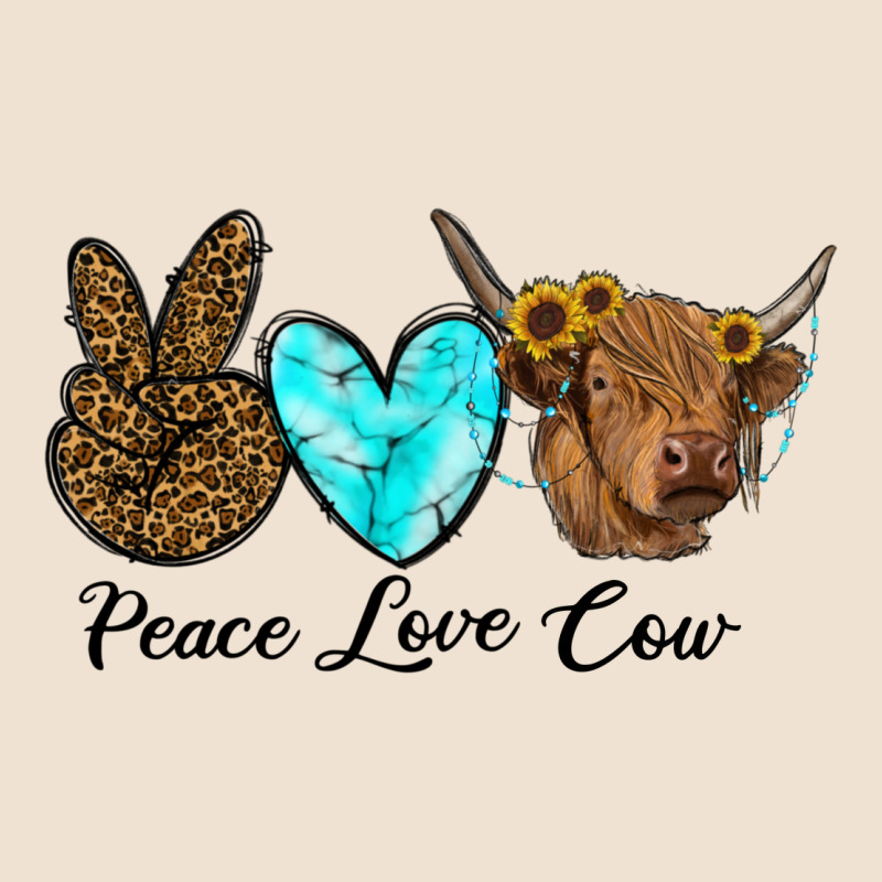 Peace Love Cow Urban Hoodie by RanaPortraitStore | Teevron