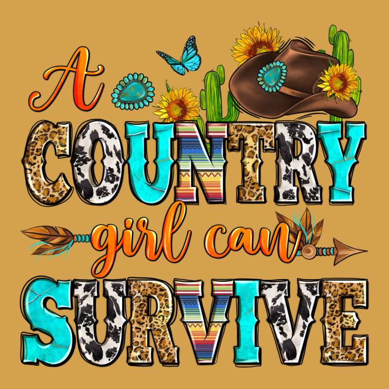 A Country Girl Can Survive Urban Hoodie by Zillion Design Studio | Teevron