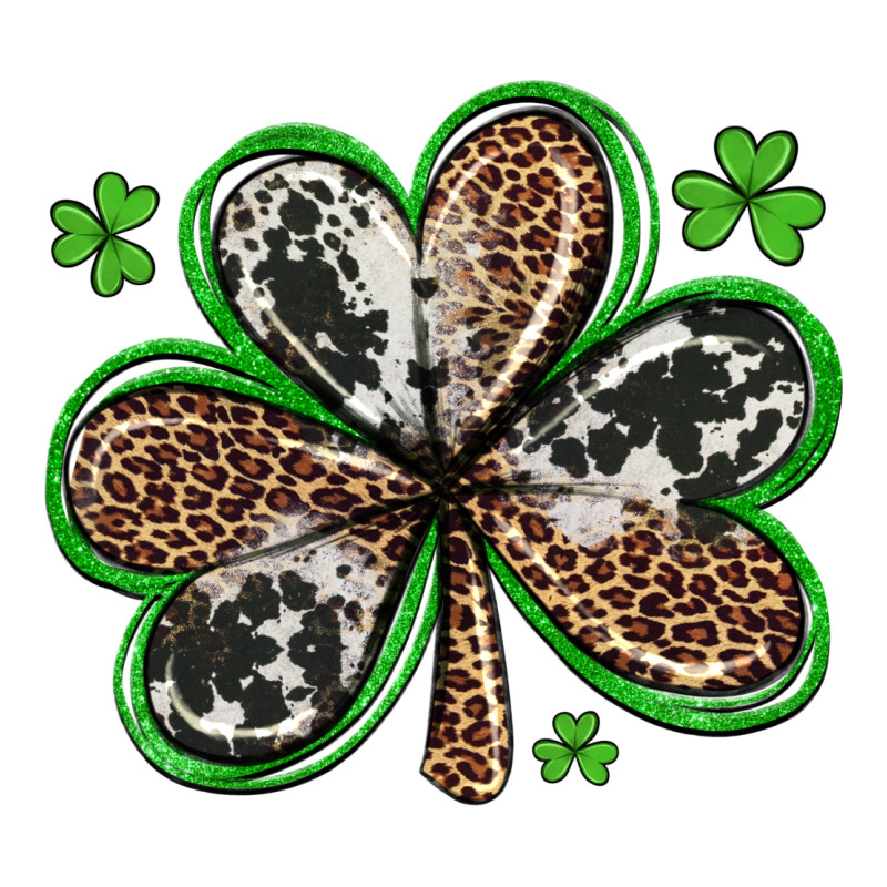 Western St Patricks Day Shamrocks Ladies Tee by Artiststas | Teevron