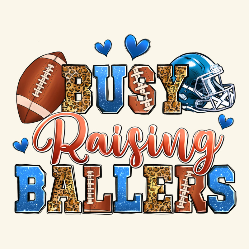 Busy Raising Ballers American Football Premium Hoodie by Zillion Design Studio | Teevron