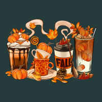 Fall Coffee Cups Premium Hoodie | Teevron