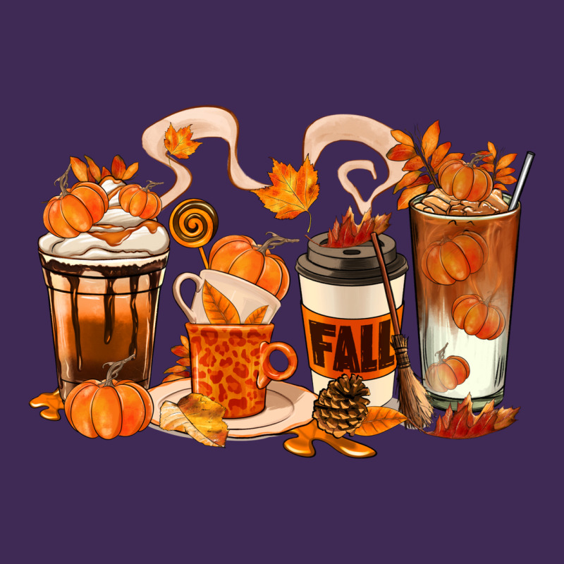 Fall Coffee Cups Premium Hoodie by texasbilliewilder | Teevron