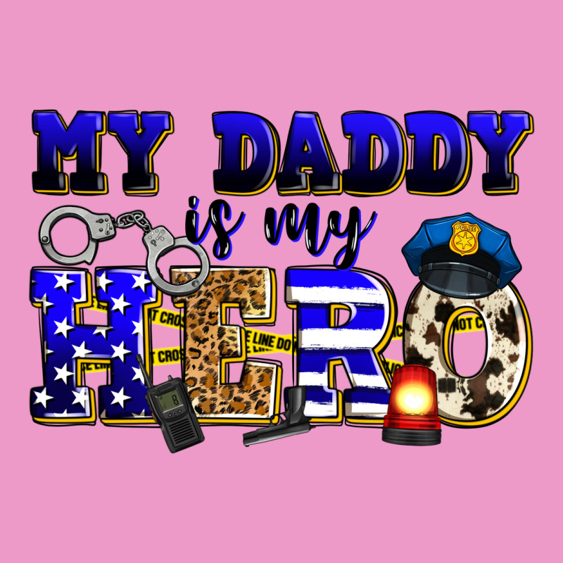 My Daddy Is My Hero Police Urban Hoodie by Zillion Design Studio | Teevron