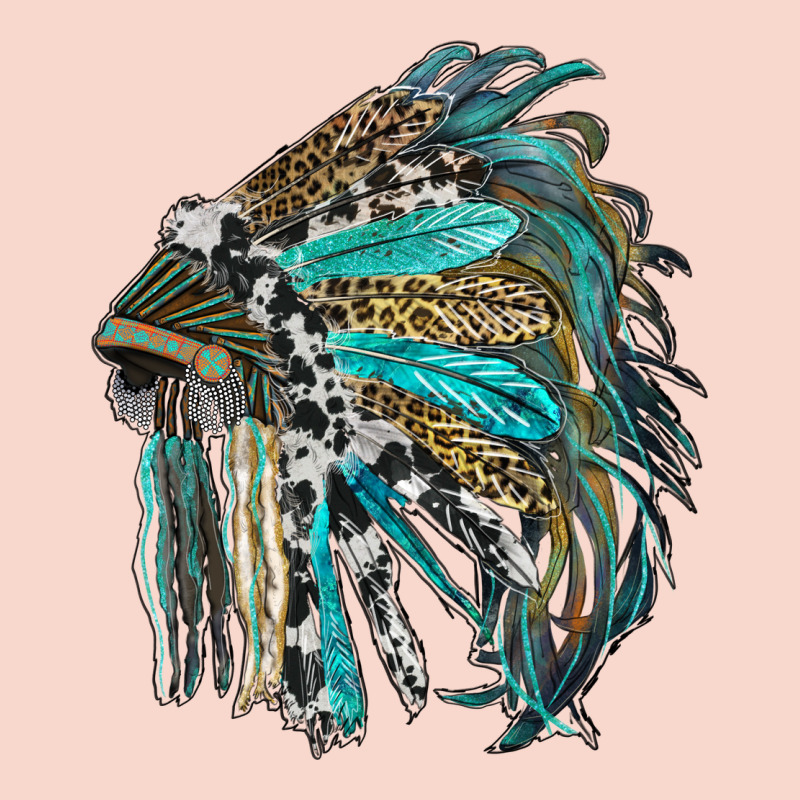 Indian Feather Headdress With Western  Patterns Urban Hoodie by RanaPortraitStore | Teevron