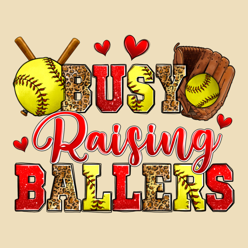 Busy Raising Ballers Softball Premium Hoodie by Zillion Design Studio | Teevron
