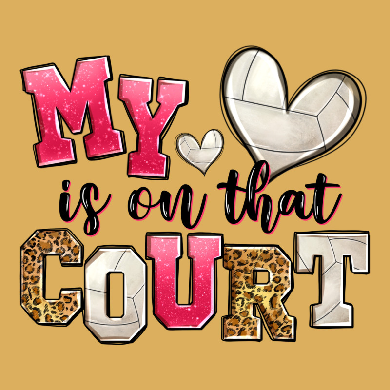 My Heart Is On That Court Volleyball Premium Hoodie by Zillion Design Studio | Teevron